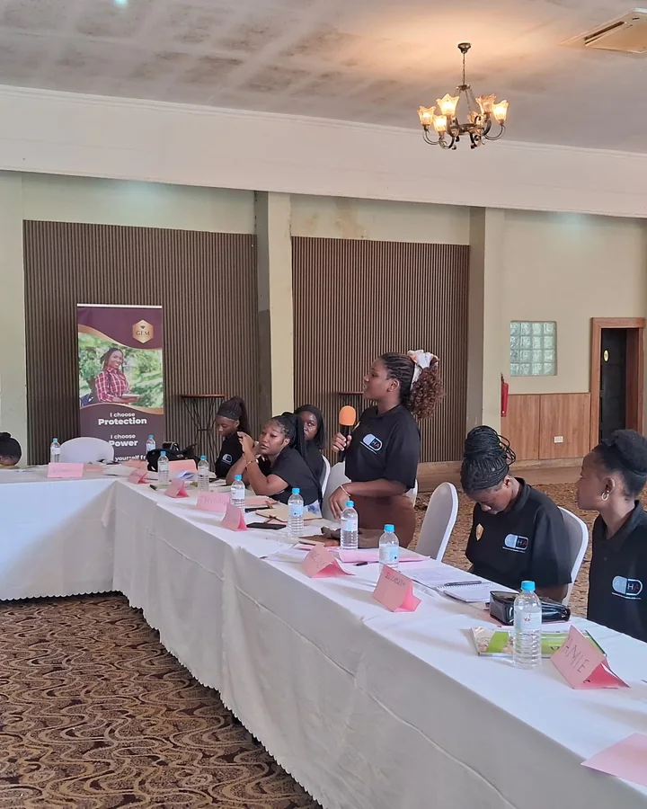 Malawi advocates at a community outreach session