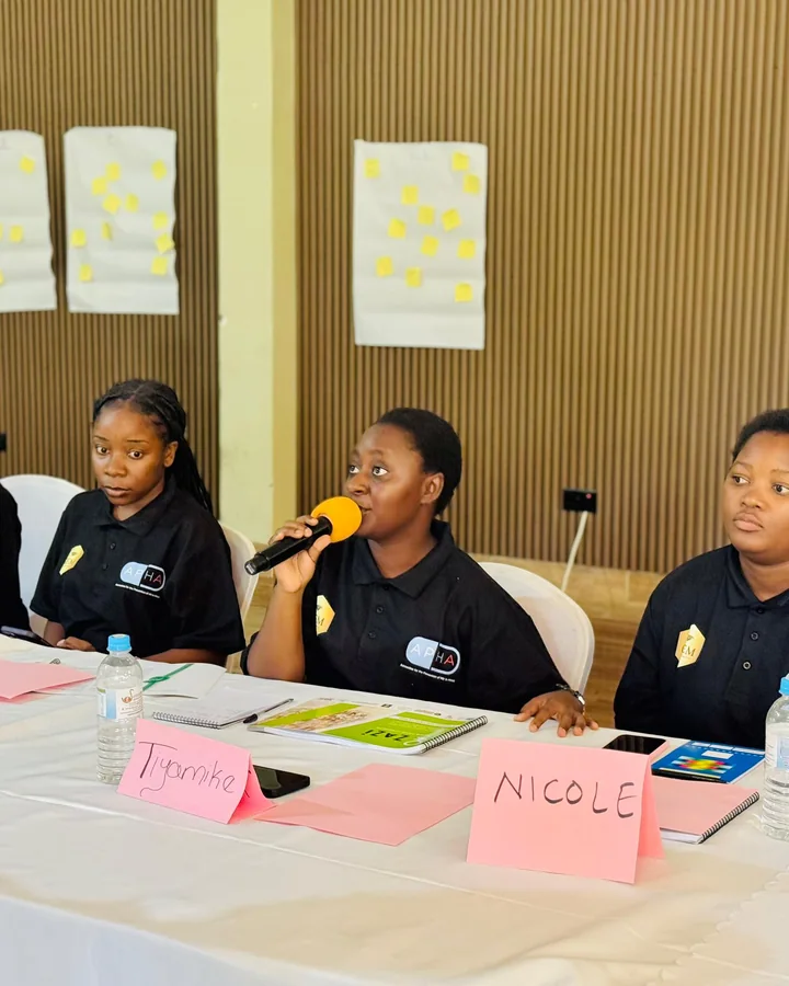 Malawi champions leading a workshop
