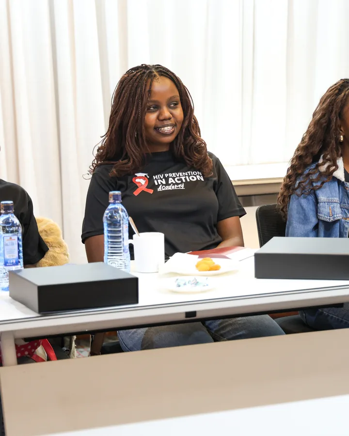 Champions on a panel discussion