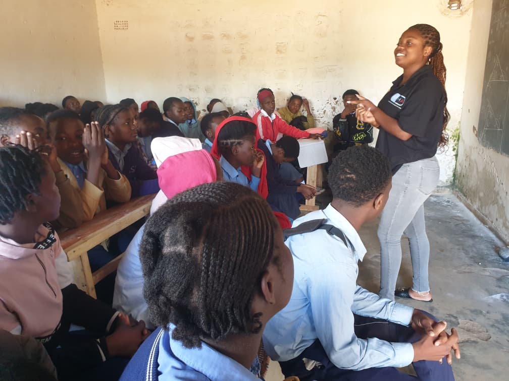 Priscilla Makombe in action